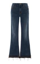 Frame Denim Raw Hem Cropped Jeans