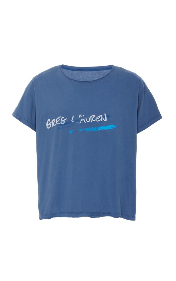 Greg Lauren Classic Cotton Logo Tee