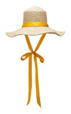 Moda Operandi Clyde Odesa Cotton-trimmed Straw Hat