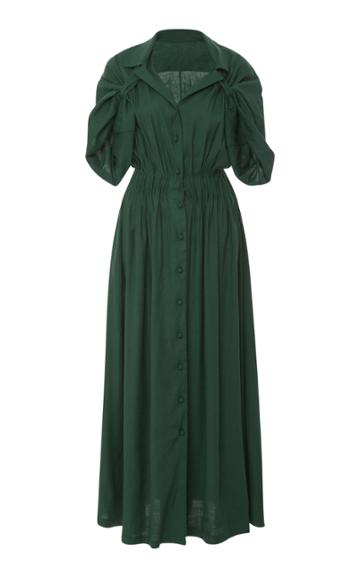 By Any Other Name Shirred Waist Tea Dress
