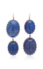 Renee Lewis 18k Gold Sodalite Earrings