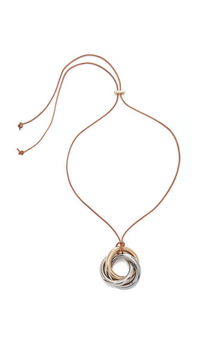 Tory Burch Interlocking Pendant Necklace