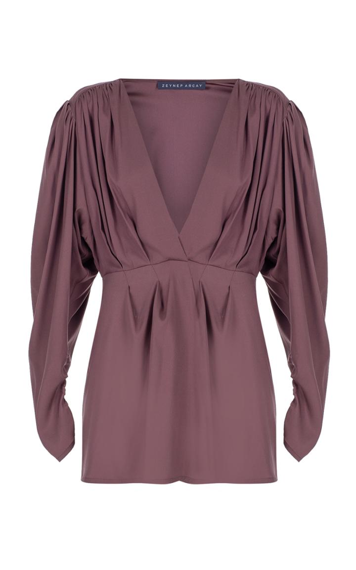 Moda Operandi Zeynep Aray Envelope Silk Mini Dress