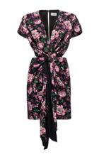 Magda Butrym Dorado Floral Cutouts Crepe Dress