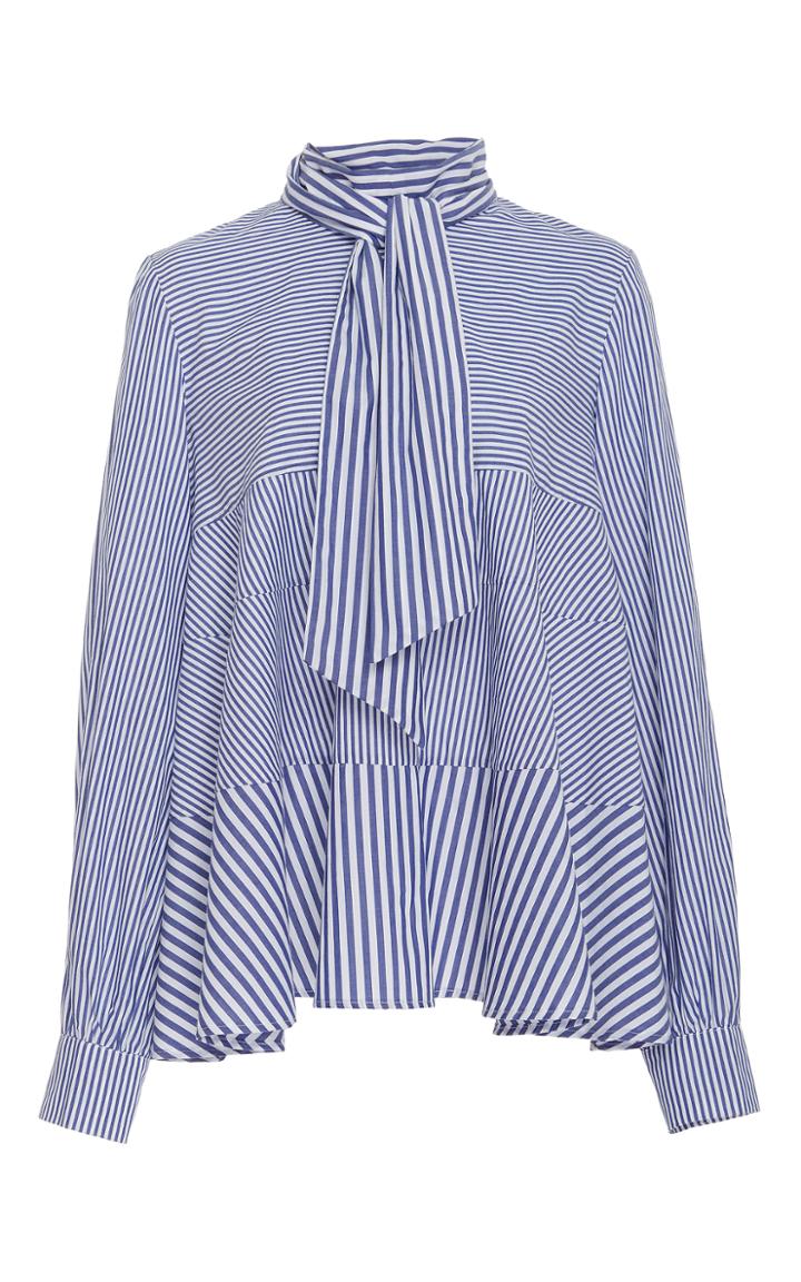 Tanya Taylor Livia Stripe Top