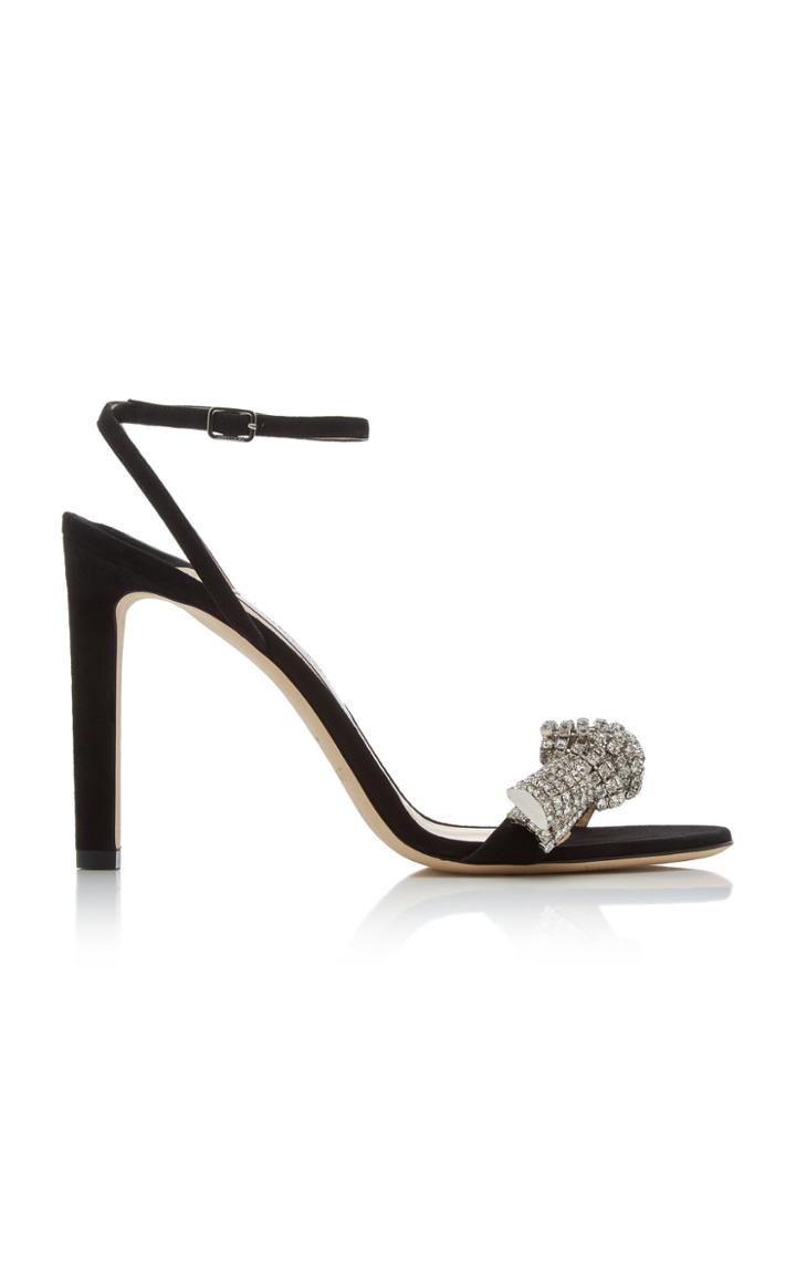 Jimmy Choo Thyra Embellished Suede Sandals
