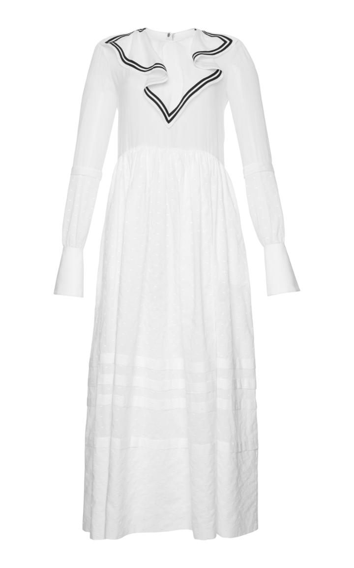 Philosophy Di Lorenzo Serafini Embroidered Muslin Dress