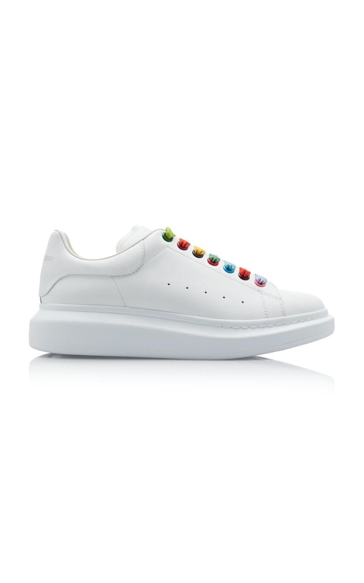 Alexander Mcqueen Leather Sneakers