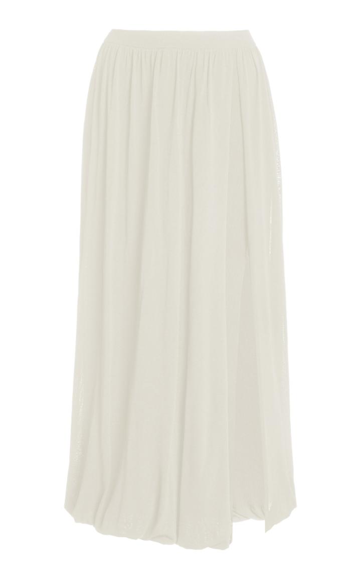 Moda Operandi Altuzarra Lilac Side-slit Midi Skirt