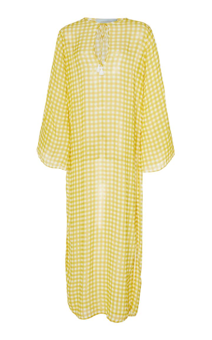 Silvia Tcherassi Gingham-patterned Helvetica Tunic