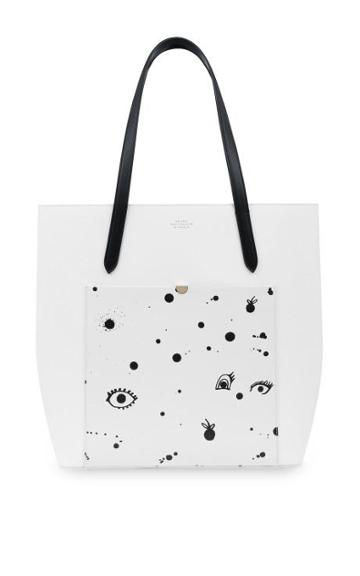 Smythson  Limited Edition Quentin Jones Tote White