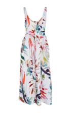 Mara Hoffman Button Front Printed Midi Dress