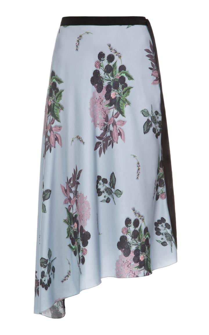 Lake Studio Floral Asymmetric Skirt