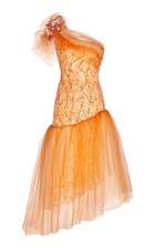 Moda Operandi Rodarte Sequined Asymmetric Tulle Dress Size: 2