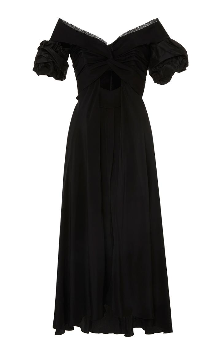 Johanna Ortiz Maria Felix Light Crepe Dress