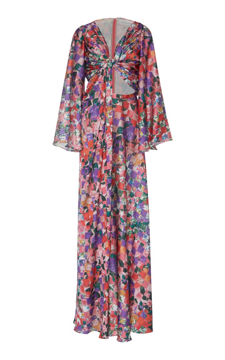 Sandra Mansour Jardin Secret Floral Maxi Dress
