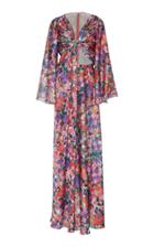Sandra Mansour Jardin Secret Floral Maxi Dress