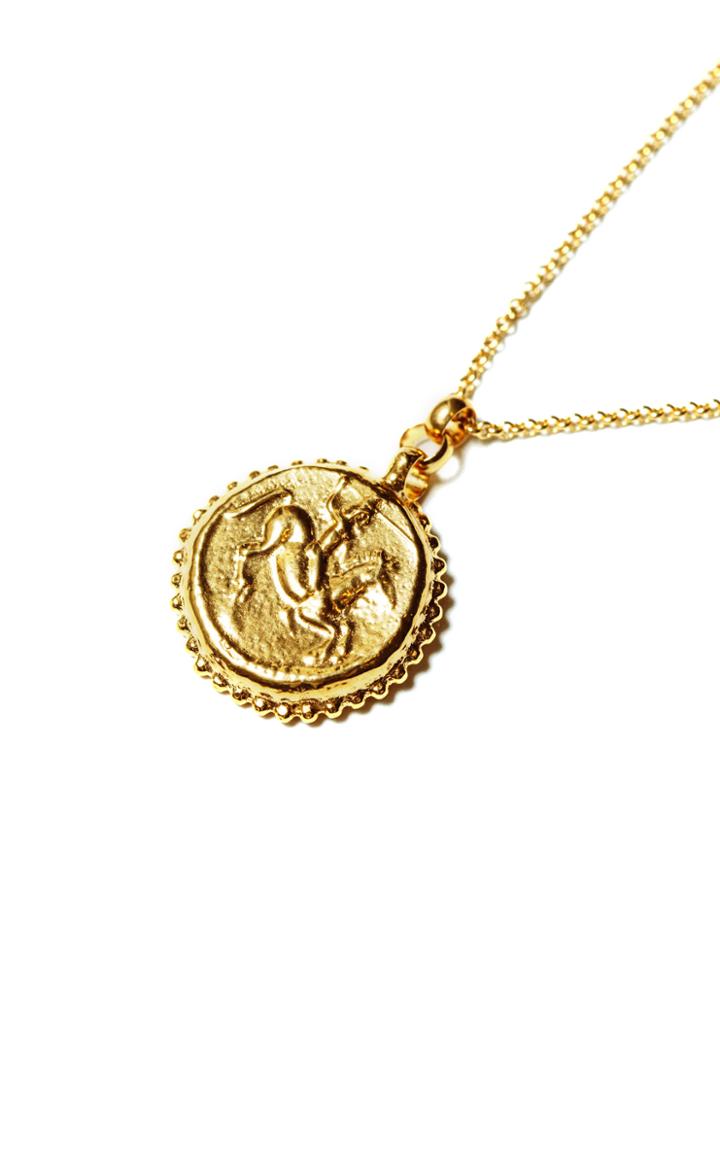 Moda Operandi Pamela Card The Mare Of Estoi 24k Gold-plated Necklace