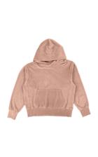 Moda Operandi Les Tien Velour Crop Hoodie