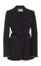 Moda Operandi Lela Rose Double-hem Belted Blazer