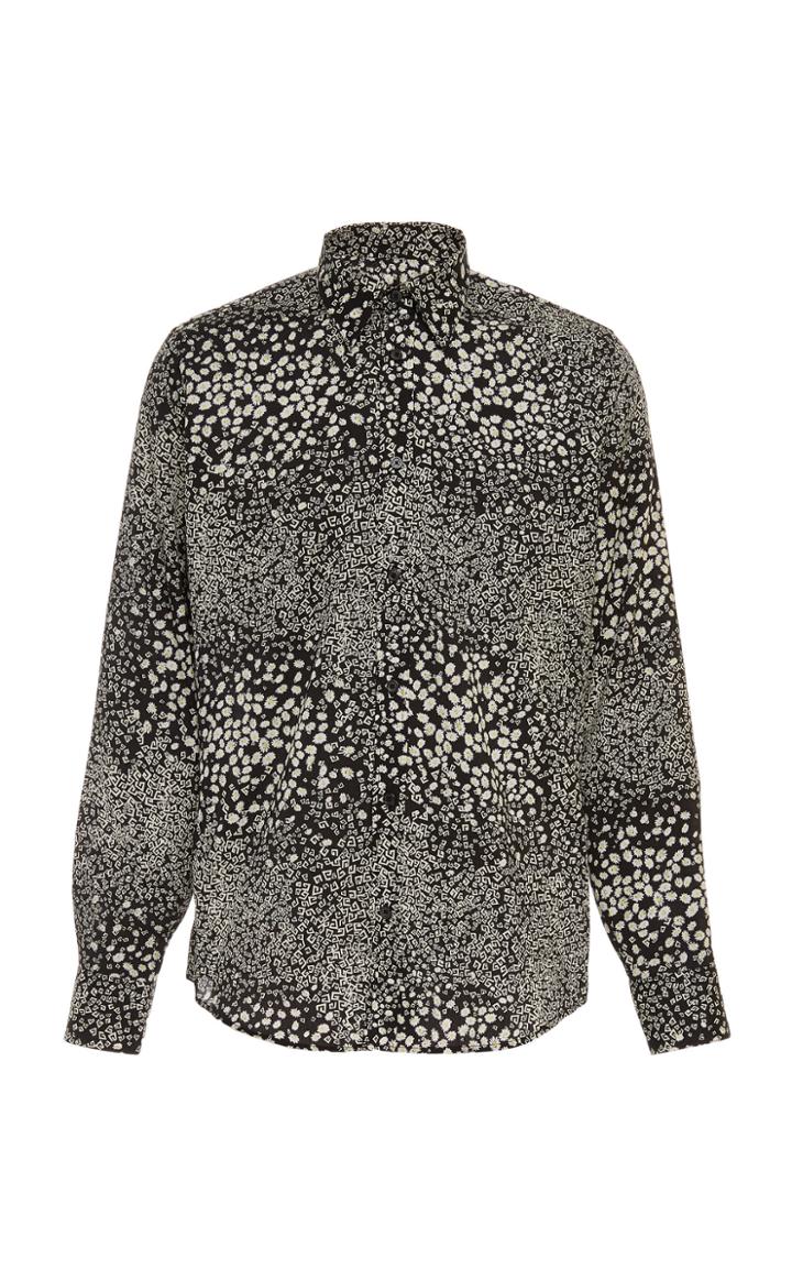 Givenchy Floral-print Cotton-poplin Shirt