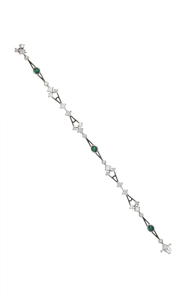 Reza M'o Exclusive: Dlha Bracelet With Diamond And Emerald
