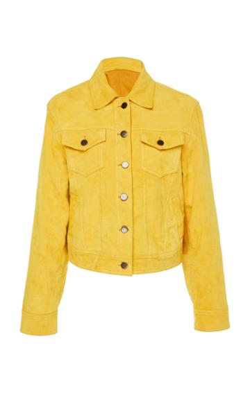 Arj Lex Boxy Suede Jacket