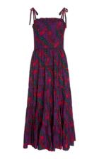 Moda Operandi Ulla Johnson Ellyn Cotton Printed Midi Dress Size: 0