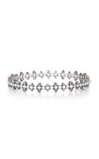 Nam Cho 18k White Gold Diamond And Sapphire Bracelet