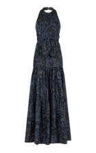 Rebecca Vallance Rousseau Halter Maxi Dress