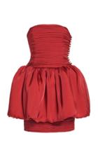 Moda Operandi Alexandre Vauthier Silk-satin Mini Strapless Dress