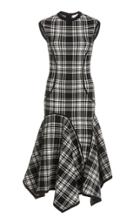 Moda Operandi Michael Kors Collection Plaid Cady Dress