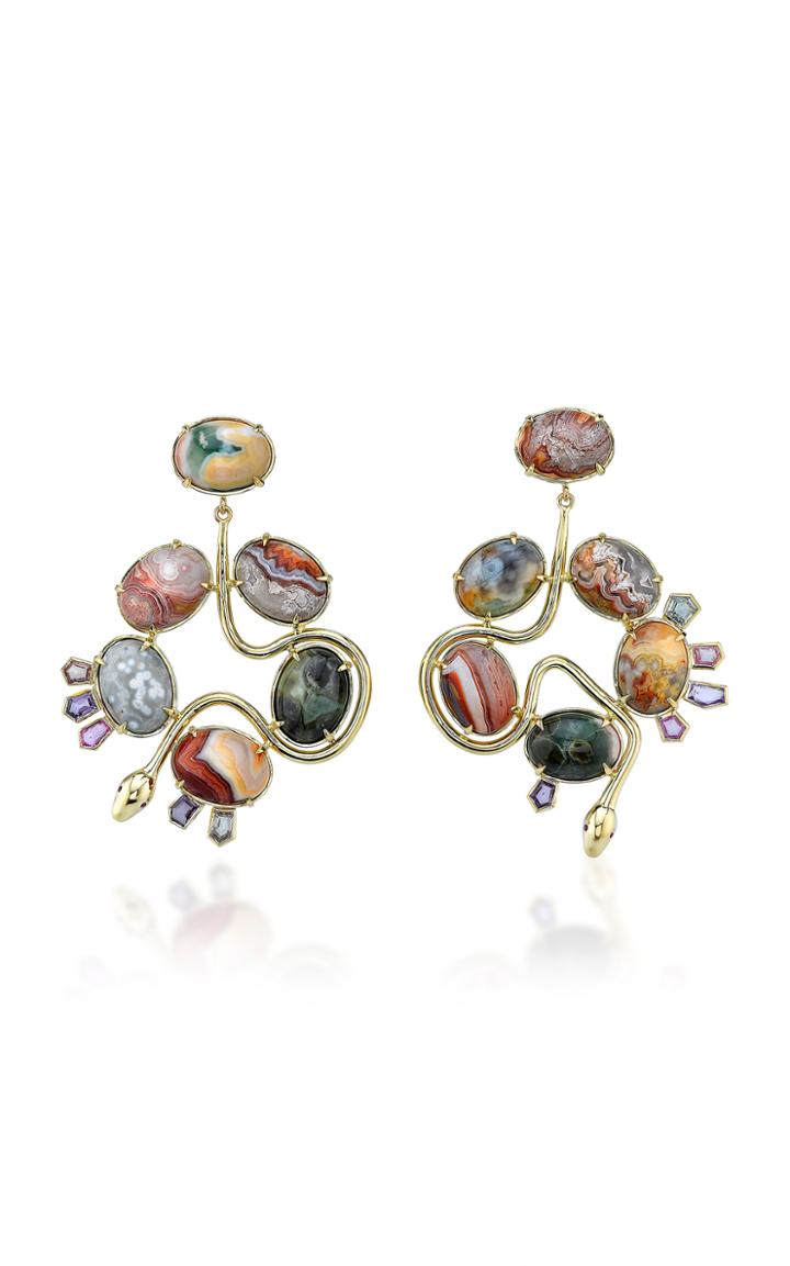 Daniela Villegas One-of-a-kind Quetzalcoatl Earrings