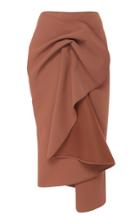 Acler Crawford Ruffled Wrap-effect Midi Skirt