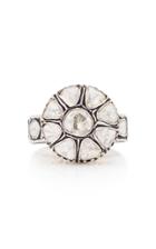 Sanjay Kasliwal 14k Gold Filigree Diamond Ring