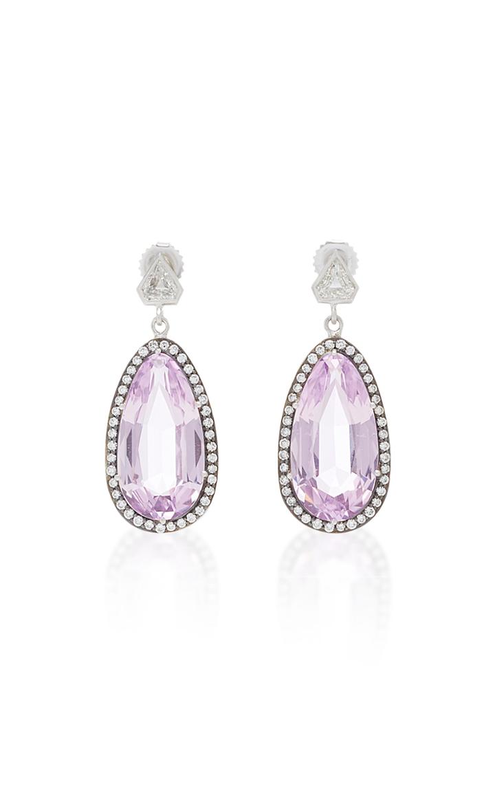 Sylva & Cie One-of-a-kind Kunzite Earrings