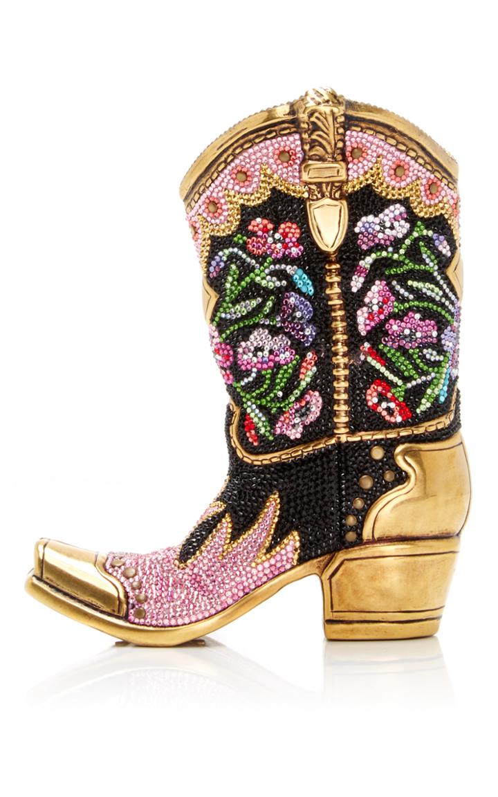 Judith Leiber Couture Belle Cowgirl Boot Clutch