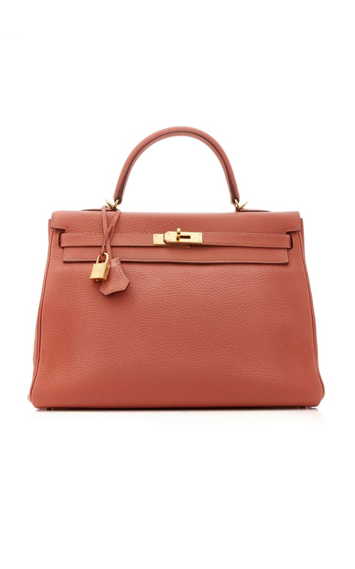 Heritage Auctions Special Collections Hermes 35cm Rose Tea Clemence Retourne Kelly