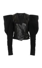Isabel Marant Dexton Puff Sleeve Belted Top
