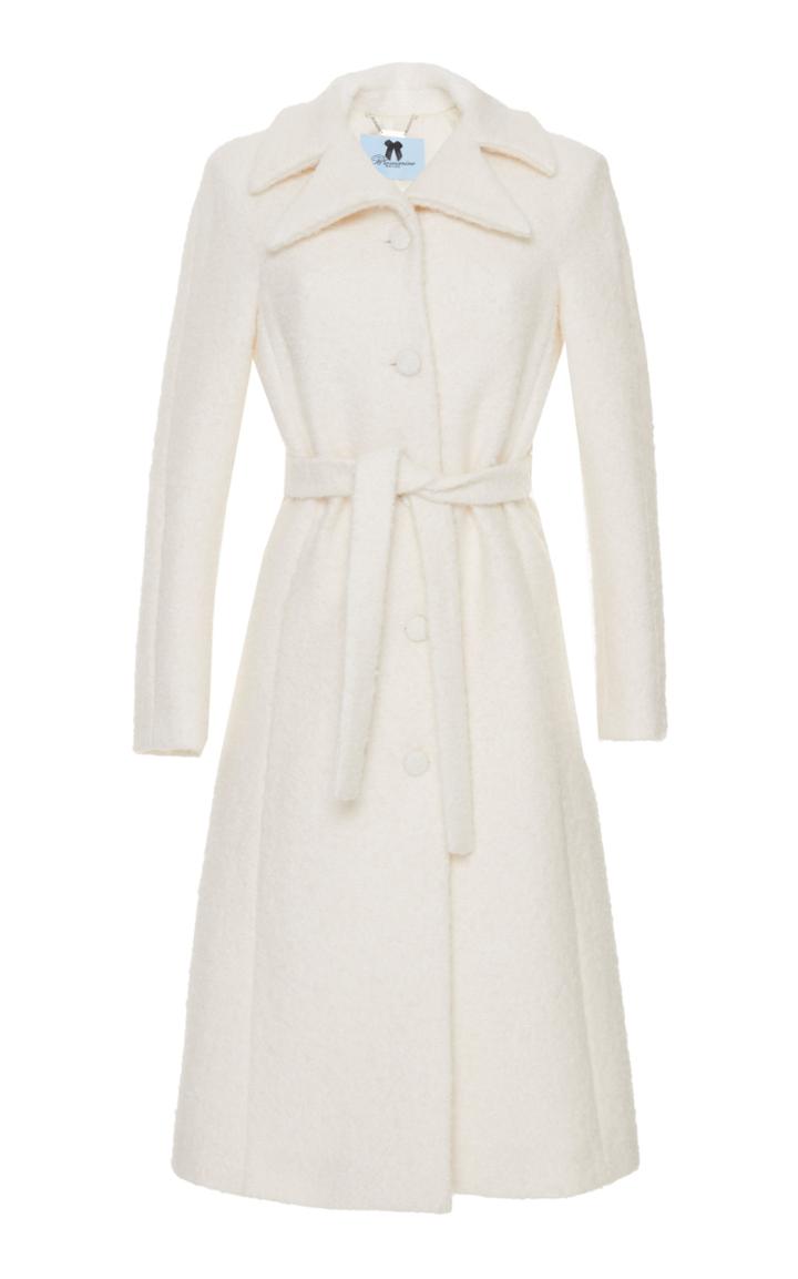 Blumarine Structured Wool Coat