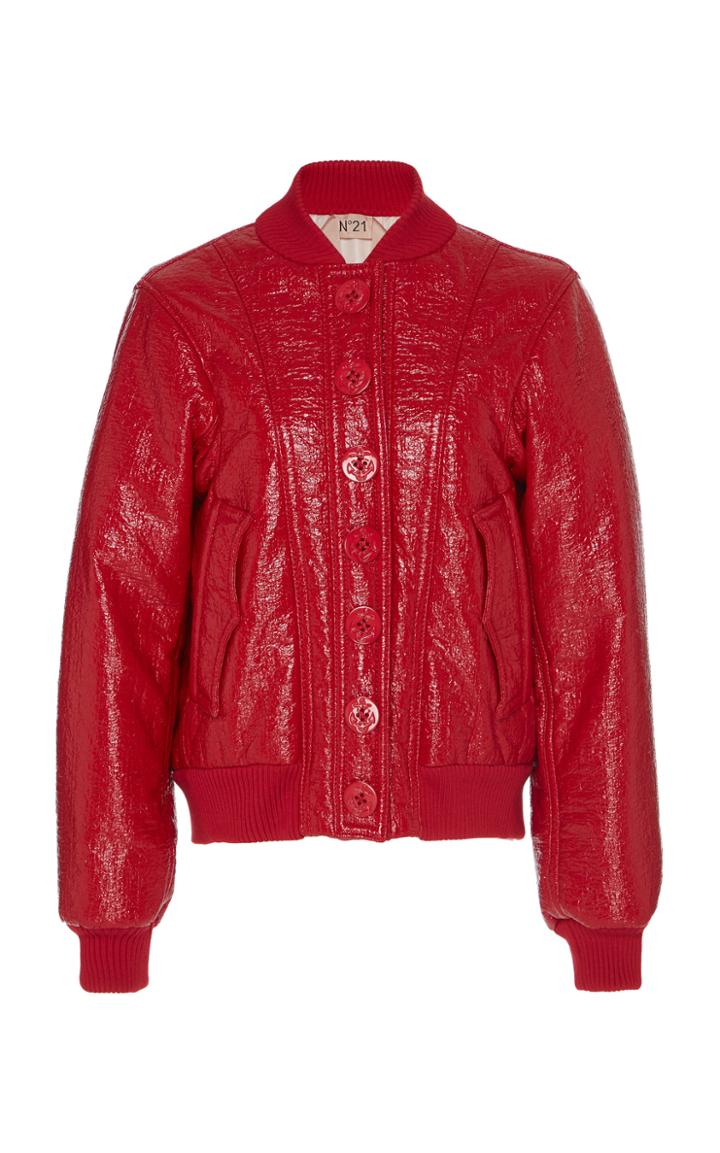 N 21 N&deg;21 Jolene Leather Sport Jacket