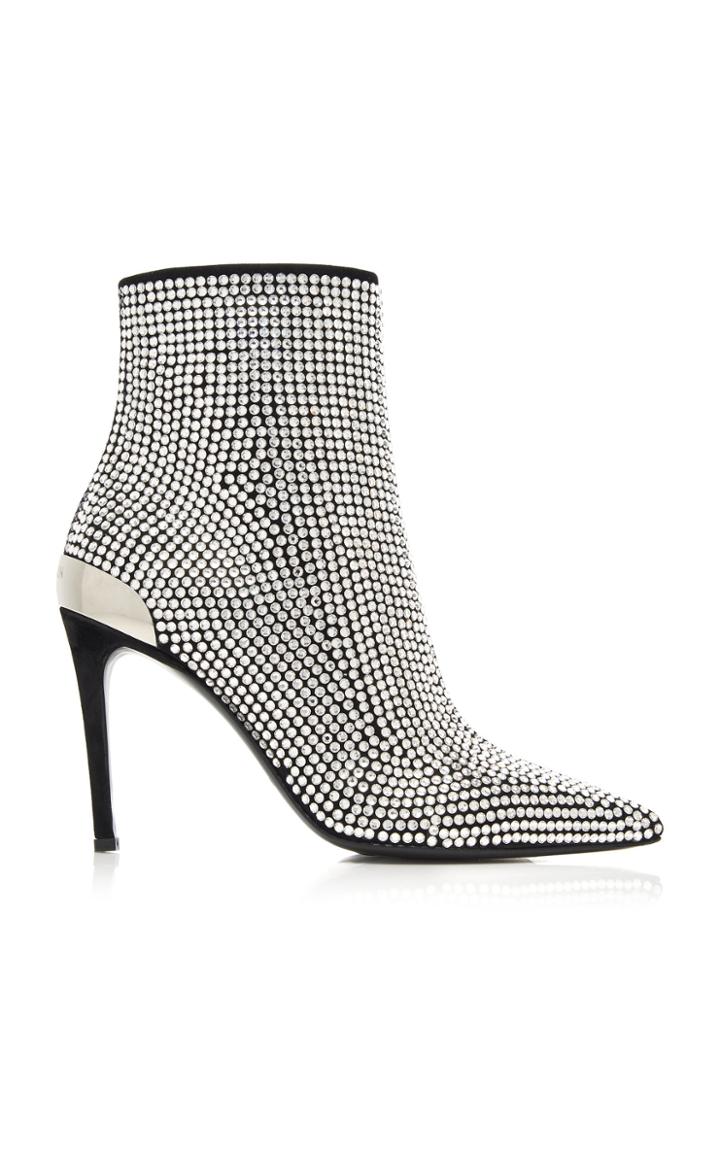 Balmain Ony Embellished Ankle Boots