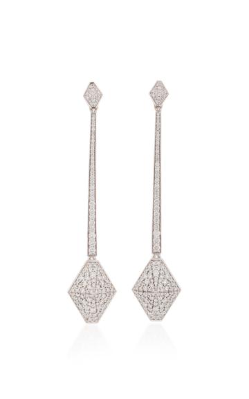 Walters Faith Origami White Gold And Diamond Earrings