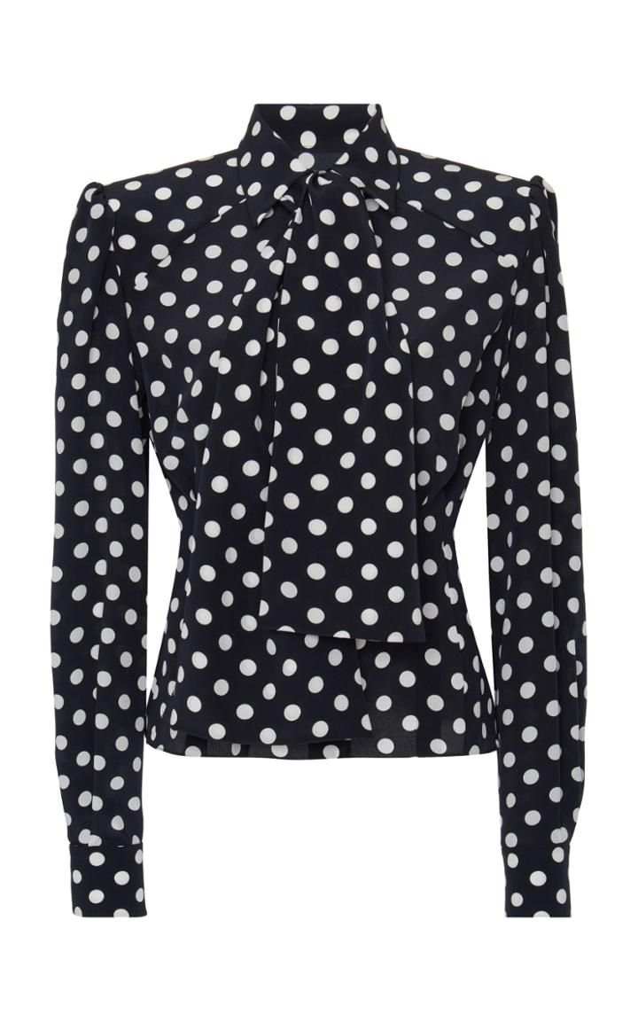 Dolce & Gabbana Polka-dot Crepe Shirt