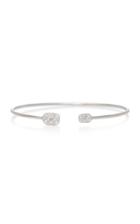 Sara Weinstock Reverie White Gold And Diamond Cushion Cluster Cuff