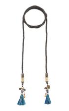 Montageart Beaded Crystal Wrap Necklace