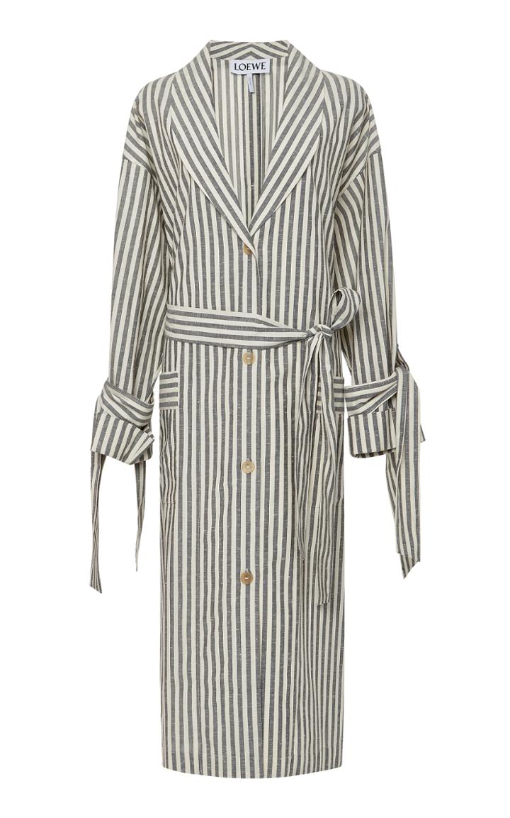 Loewe Stripe Duster Coat