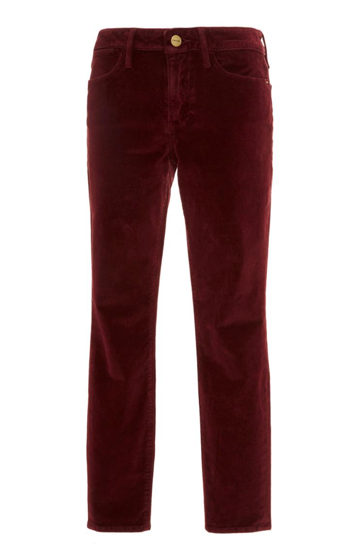 Frame Denim Le High Velveteen Skinny Pant