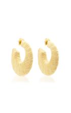 Rebecca De Ravenel Crescent Cord Hoop Earrings