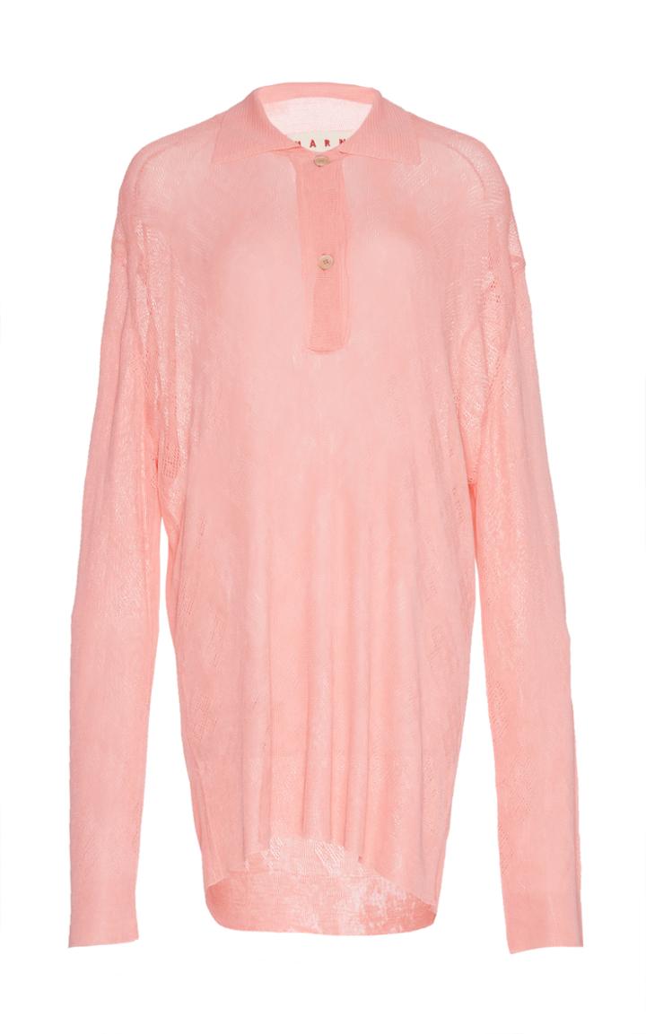 Marni Long Sleeve Knit Sweater